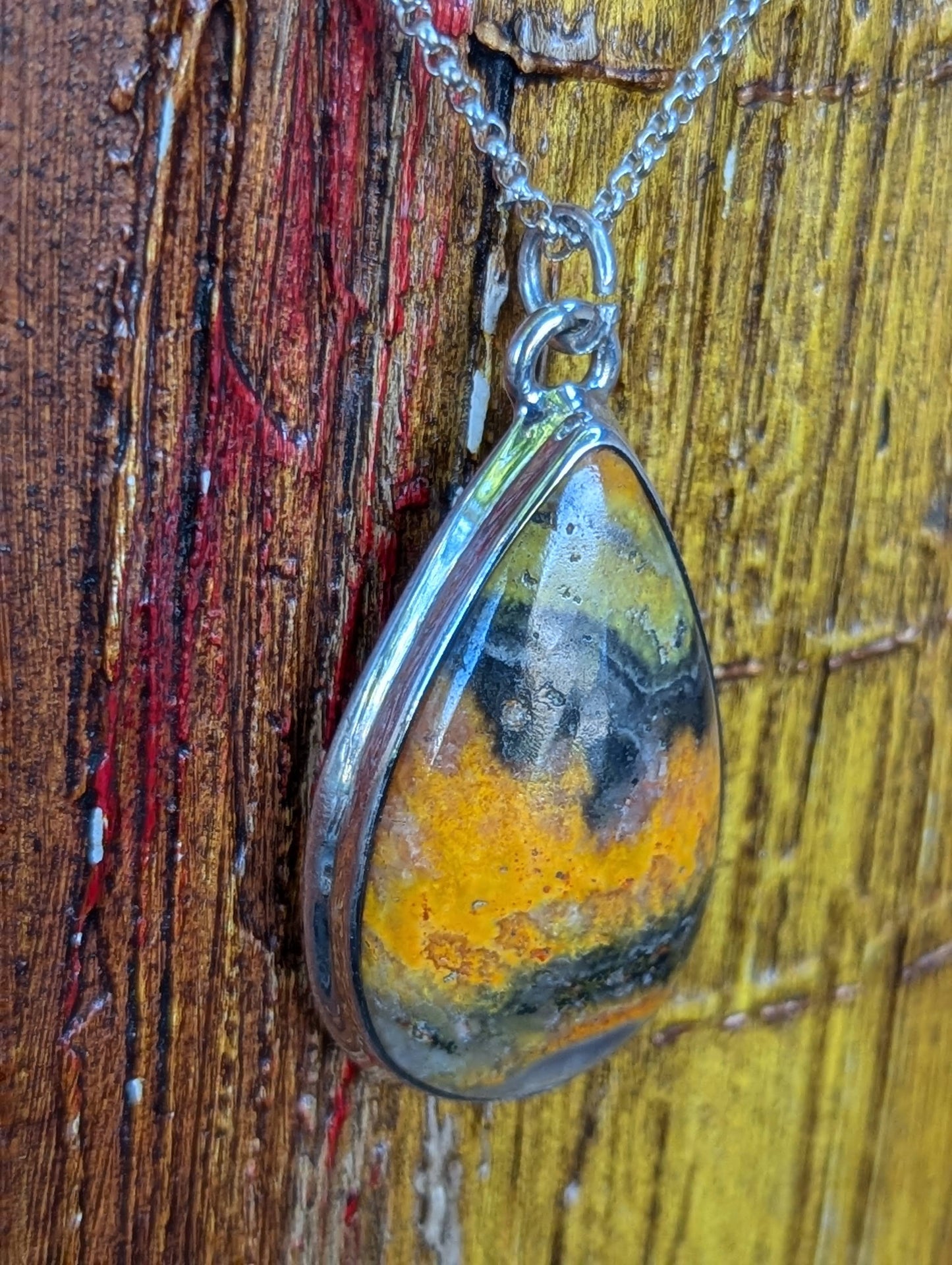 Bumblebee Jasper Necklace
