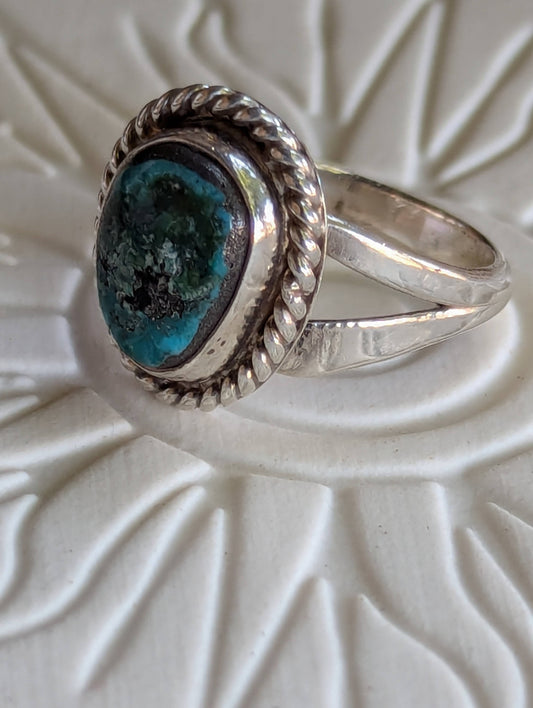 Circa 70s Repurposed Turqoise Ring