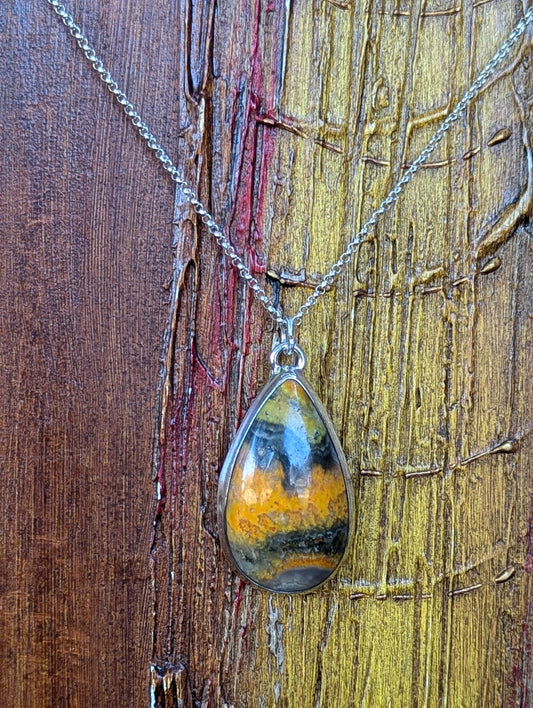 Bumblebee Jasper Necklace